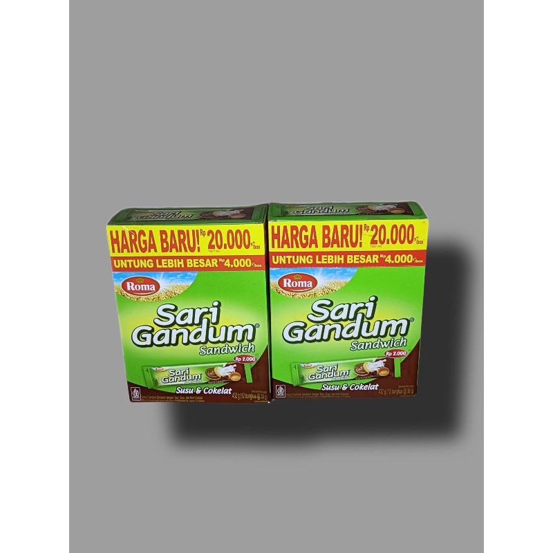 

Roma Sari Gandum Sandwich 36g eceran 2000