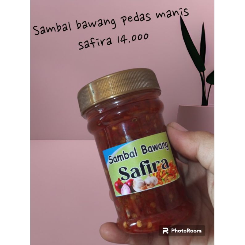 

sambal bawang pedas manis safira 150 gr