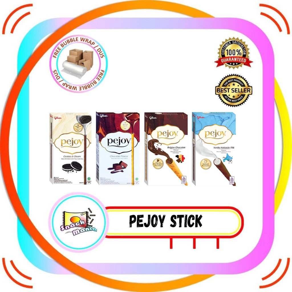 

Glico Pejoy Stick Biskuit Stik Chocolate Coklat - Cookies Cream ~ 30 gr