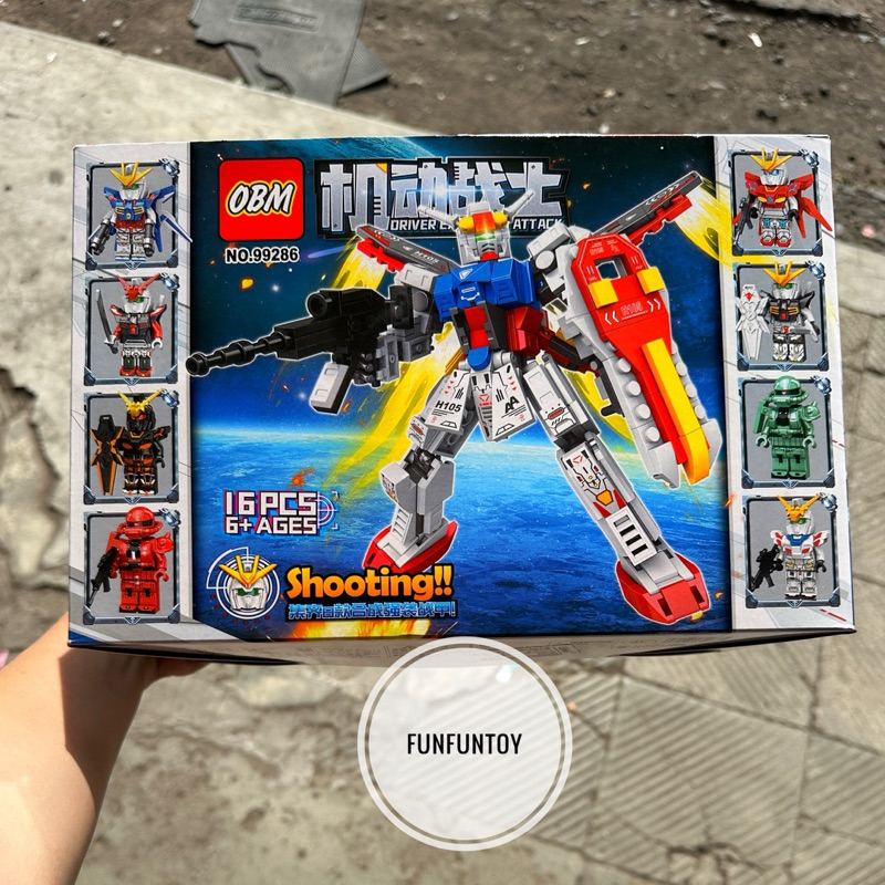 Mainan Action Figure Gundam mini figure brick 99286