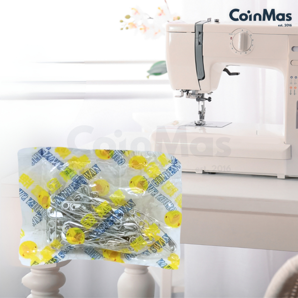 CoinMas | Golden Swan - Peniti Mix Gold Silver Berbagai Ukuran