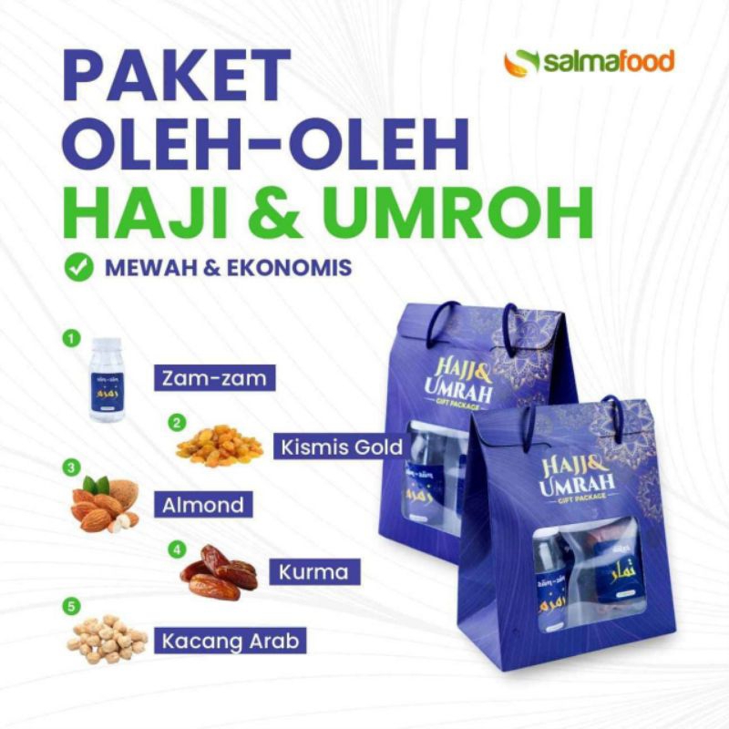 

Paket Premium Lengkap Oleh Oleh Haji Dan Umroh By SalmaFood
