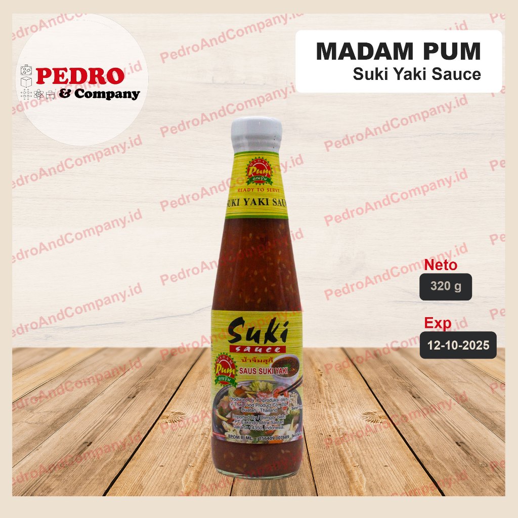 

Madam pum suki sauce 320 gram - suki yaki saos cocol