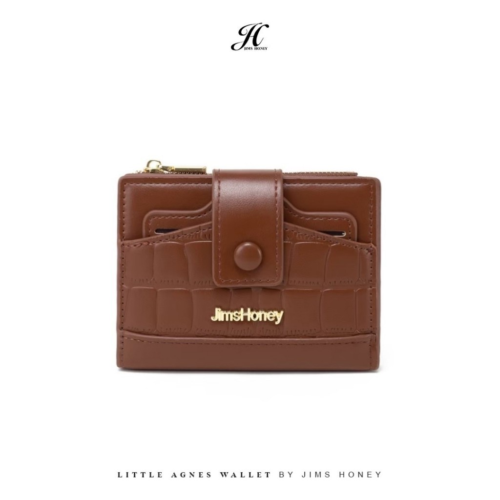 JIMS HONEY LITTLE AGNES WALLET Dompet Kecil Lipat Wanita Cewek Fashion Jimshoney Casual Terbaru