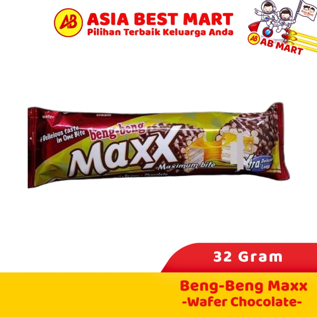 

Beng-Beng Maxx Wafer Caramel Crispy Chocolate 32Gr/ Beng Beng Coklat