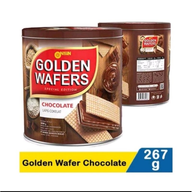 

NISSIN GOLDEN WAFER CHOCOLATE 267 gram