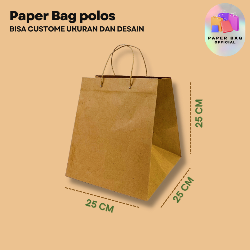 

PAPER BAG POLOS/ TAS BOX/ NASI/ BESEK