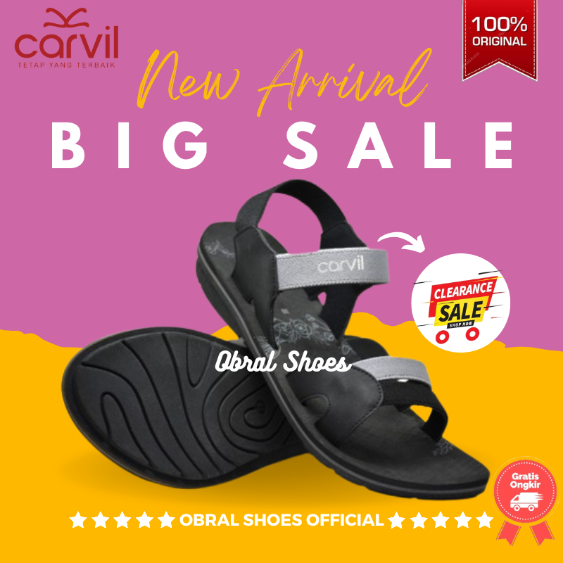 Carvil Annabel TB Sandal Spons Gunung Tali Wanita Remaja Original
