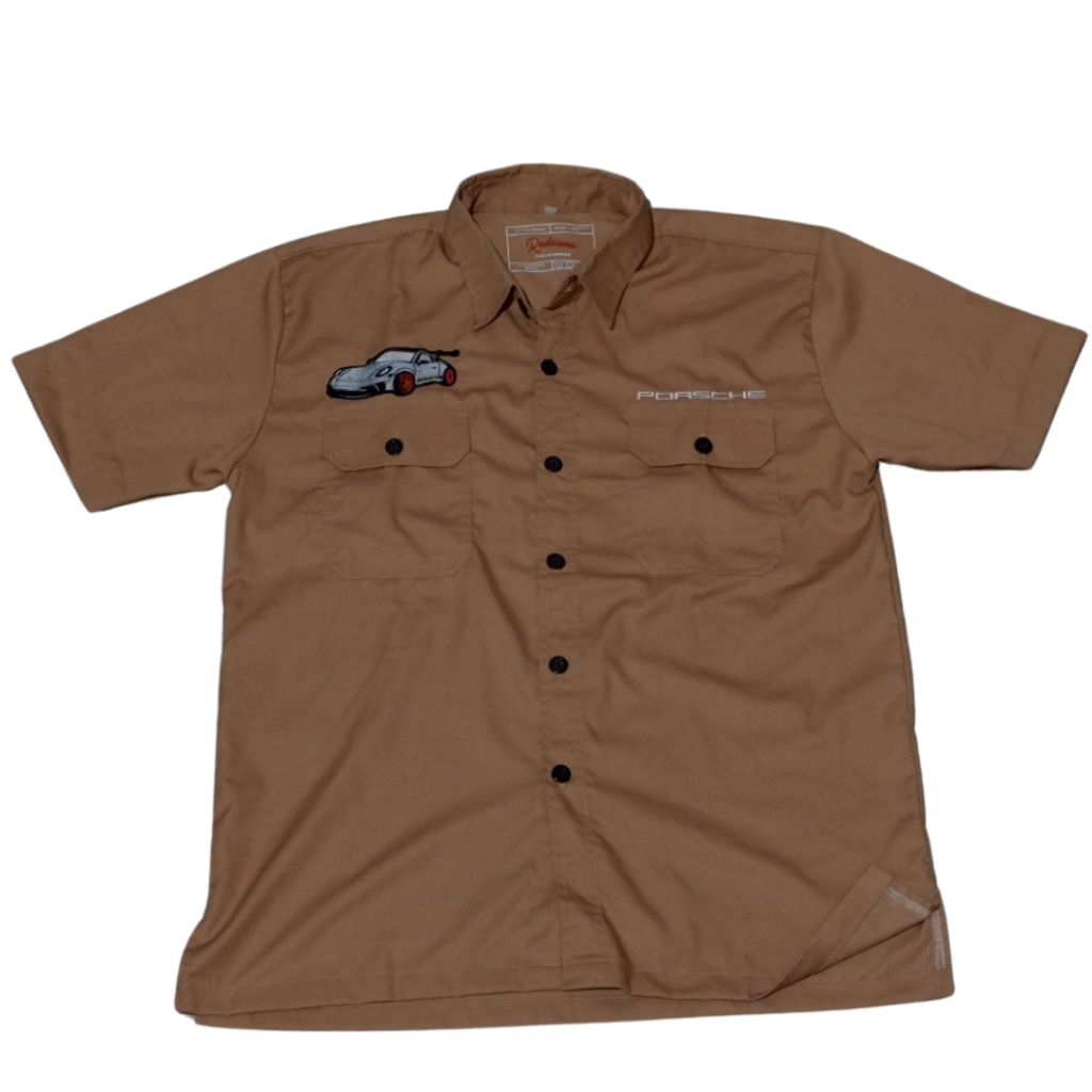 RedSuns Work Shirt | 911 GT3 RS | Dark Brown