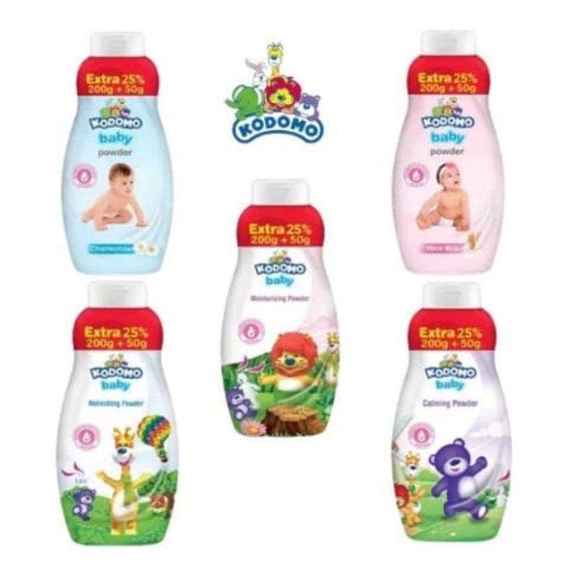KODOMO Baby Powder 50g/200+50g/300g+100g