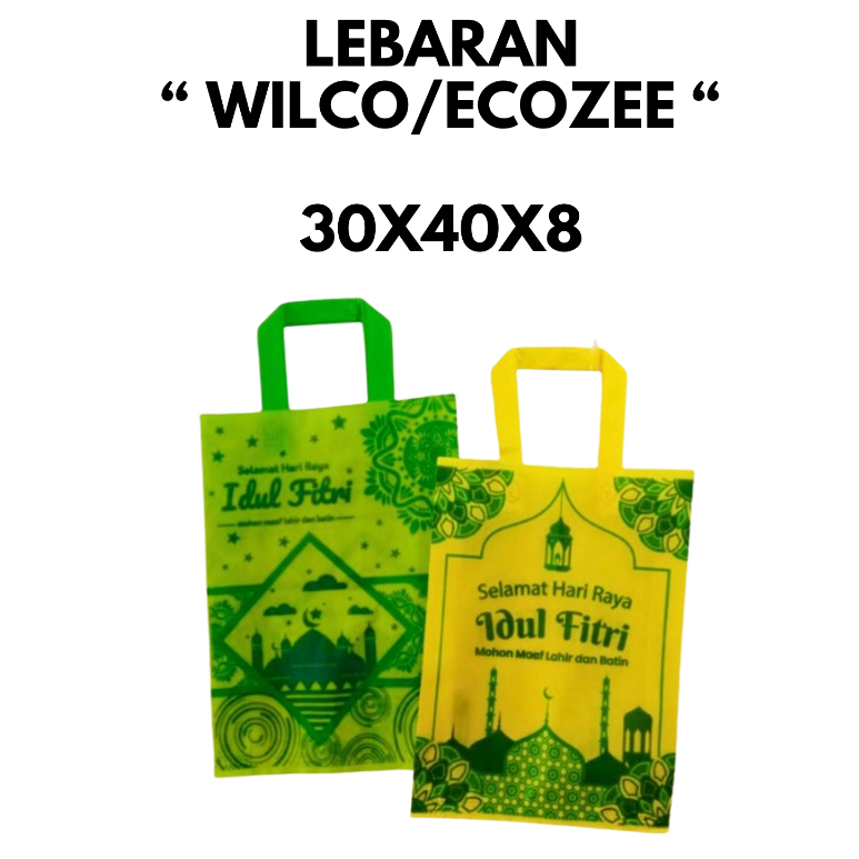 

Goodie Bag HLS/Bag Hampers UK 30x40X8 edisi IDUL FITRI WILCO , LEBARAN X Dan GOMICO 2024 PERLUSIN (ISI 12PCS)