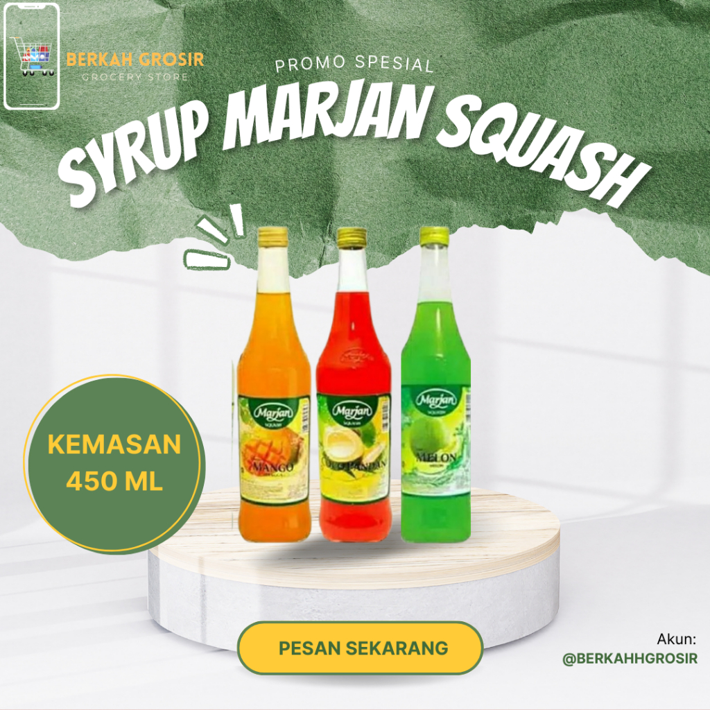 

MARJAN SYRUP SQUASH 450ML