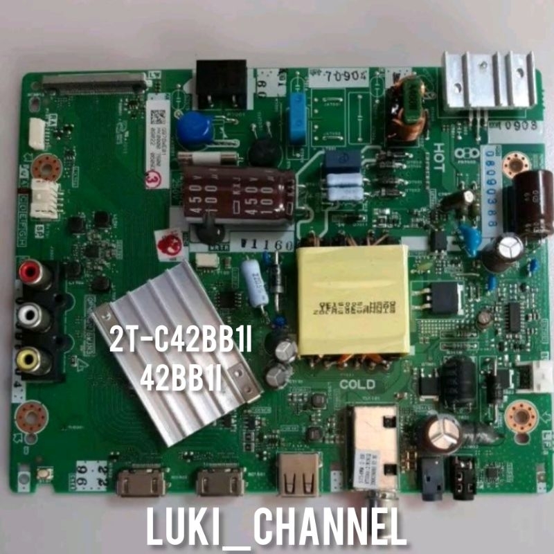 MB MAINBOARD TV LED SHARP 2T-C42BB1I 42BB1I