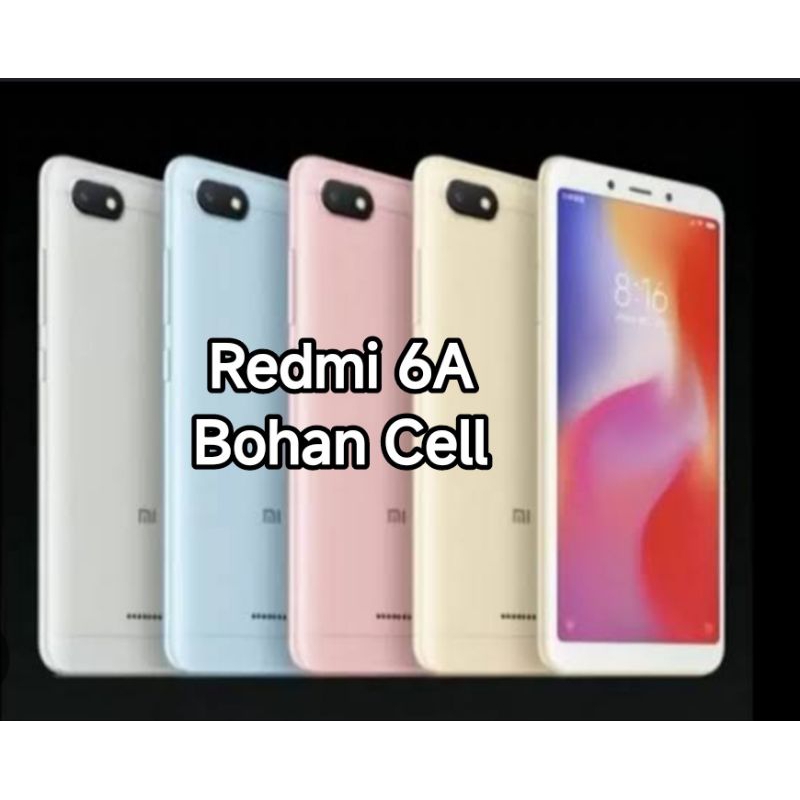 Hp Redmi 6a ram 2gb internal 16gb second ori murah