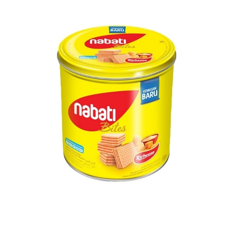 

Nabati Bites Richeese Wafer Keju Kaleng 287 g