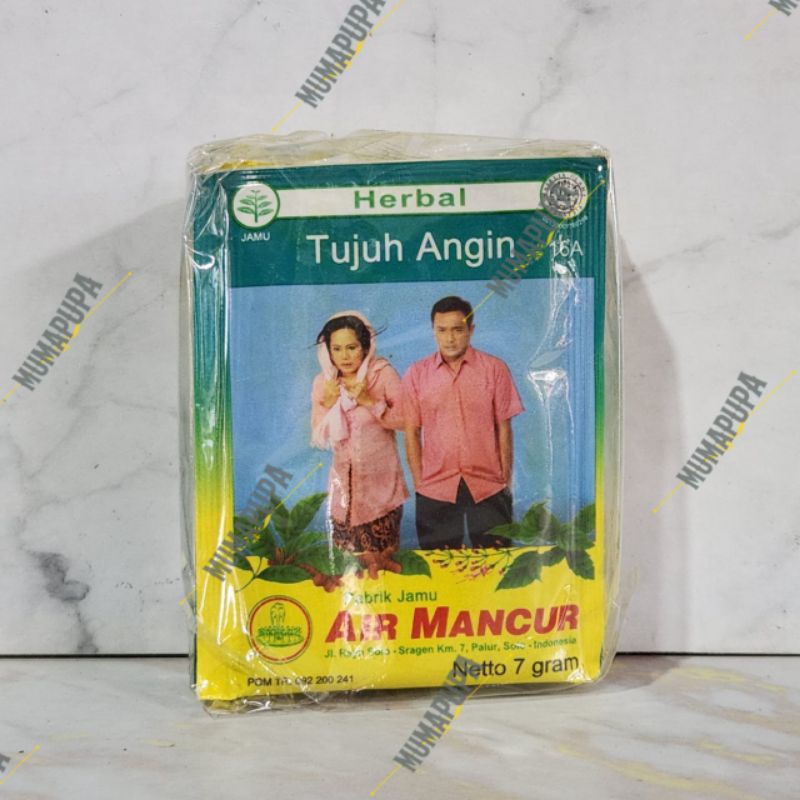 

[Air Mancur] Jamu Tujuh Angin Air Mancur isi 10 sachet