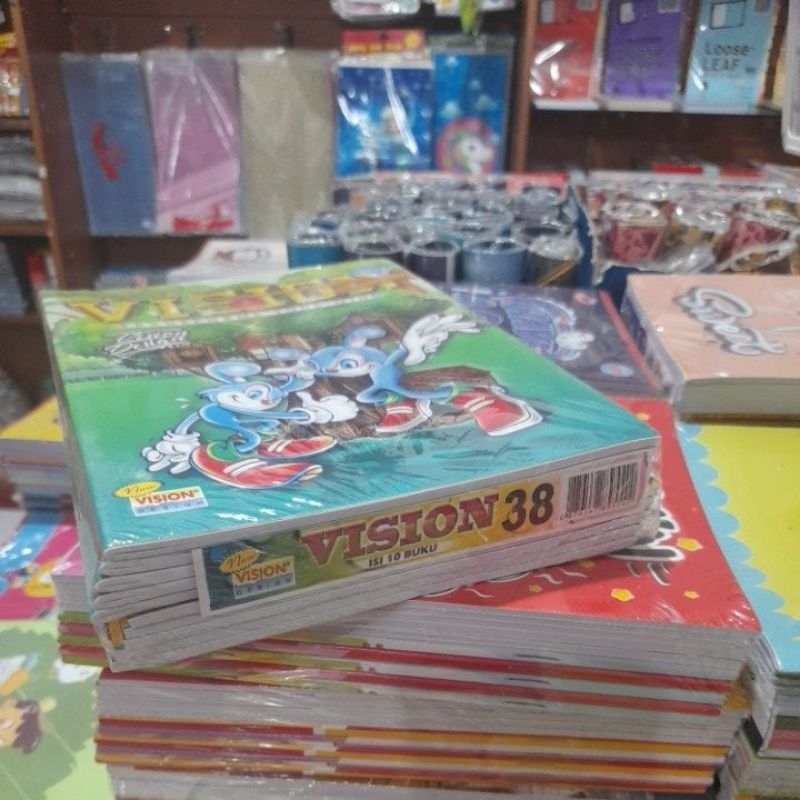 

Buku Tulis VISION 38 Lembar (10 Buku)