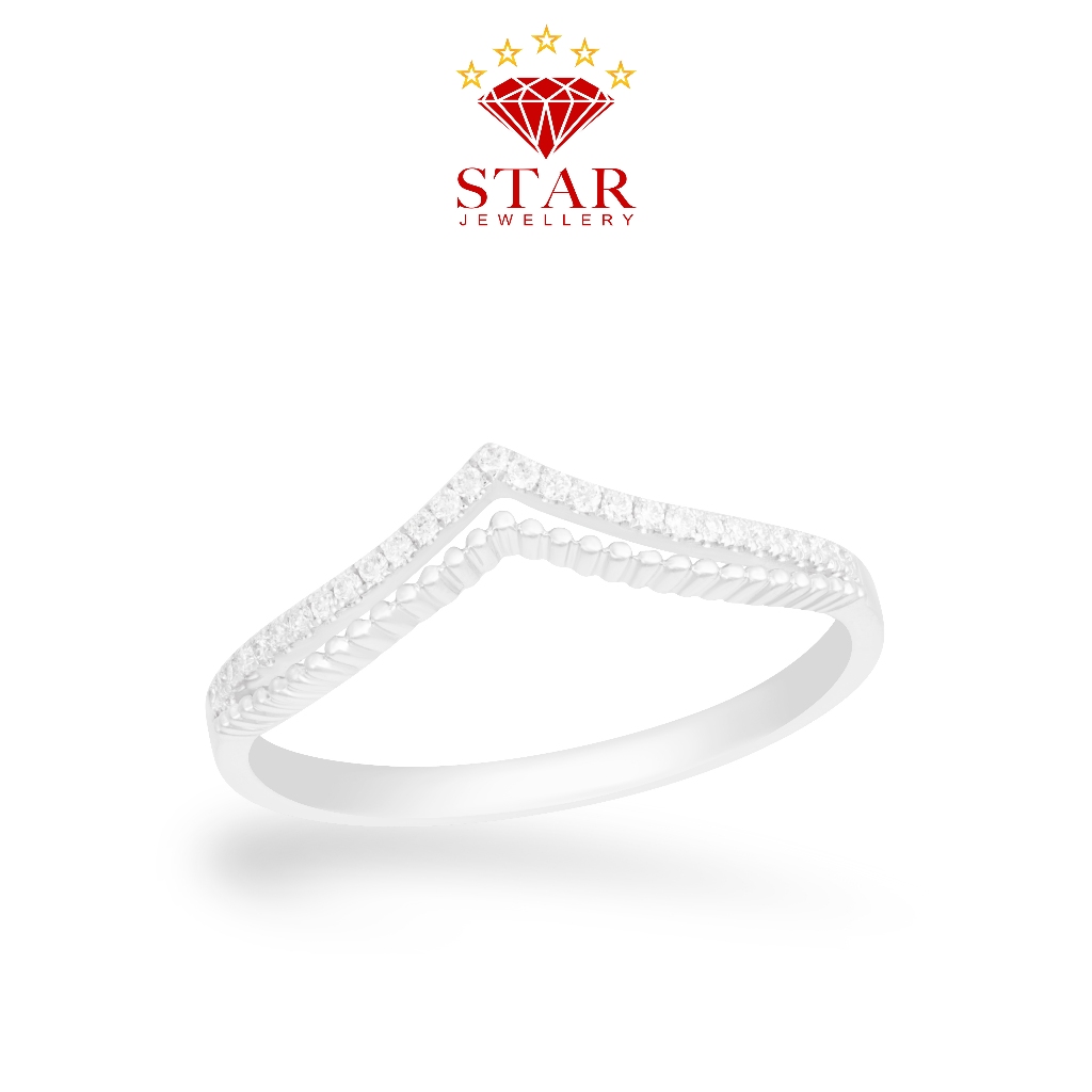 Cincin Berlian Wanita Listring Asli Star Jewellery LPLR1482409