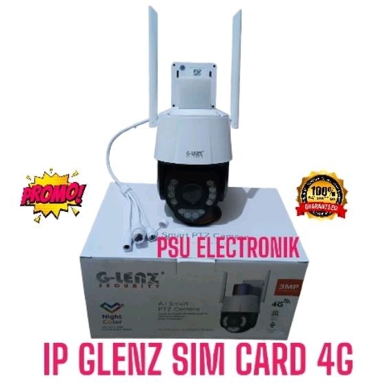GLENZ CCTV SIM CARD 4G ( 3 MP ) PTZ CAMERA - GWIP 2300 P6SLITE
