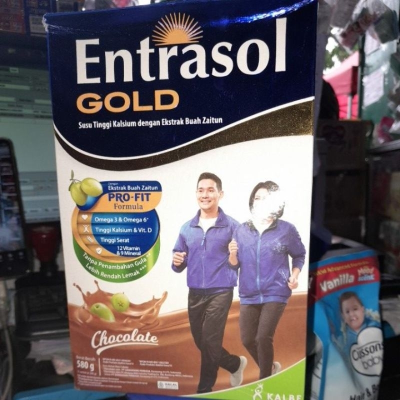 

Entrasol gold rasa cokelat 580gram