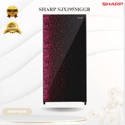 SHARP KULKAS 1 PINTU SJX195MGGR 128L/SJX-195MGGR/SJX 195MGGR/SHARP KULKAS 1 PINTU LOW WATT MURAH ORI