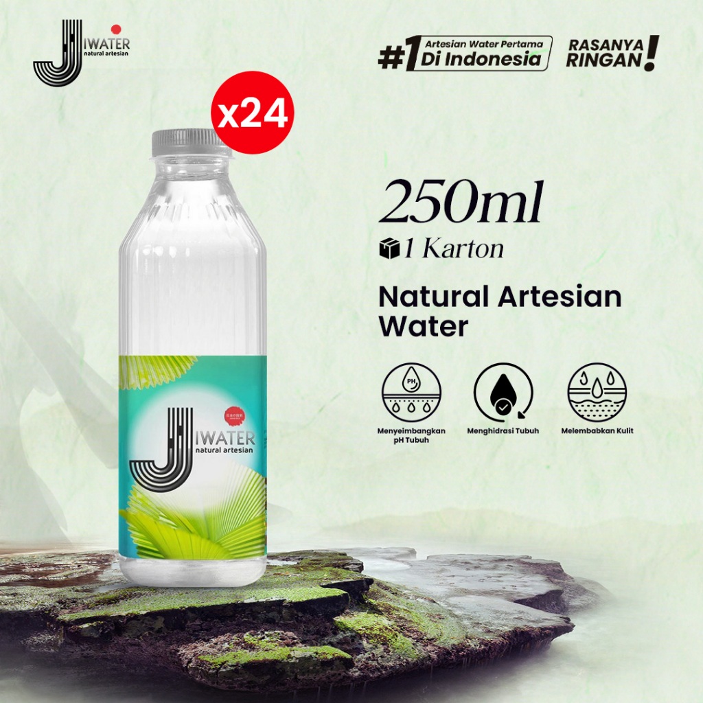 JiWater Artesian Water 250ml - 1 Karton (24Pcs)