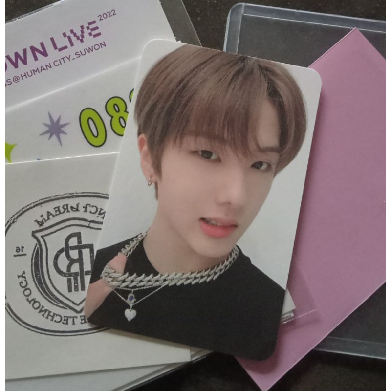 Photocard official nct dream jisung ar tattoo smcu SMtown