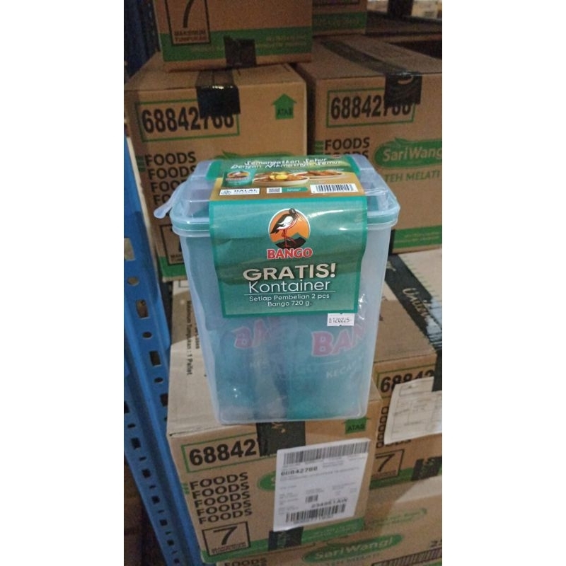 

Bango Kecap Manis 2x720g free container box