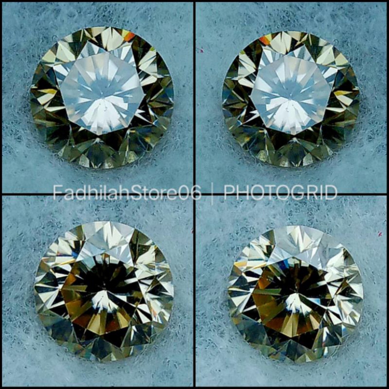 Lostone Simulant Yellow Diamond Moissanite Full DS + Memo Lab