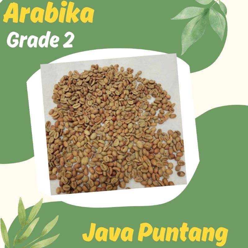 

Green Bean / Biji Kopi Arabika Natural Java Puntang - Grade 2 (1Kg)