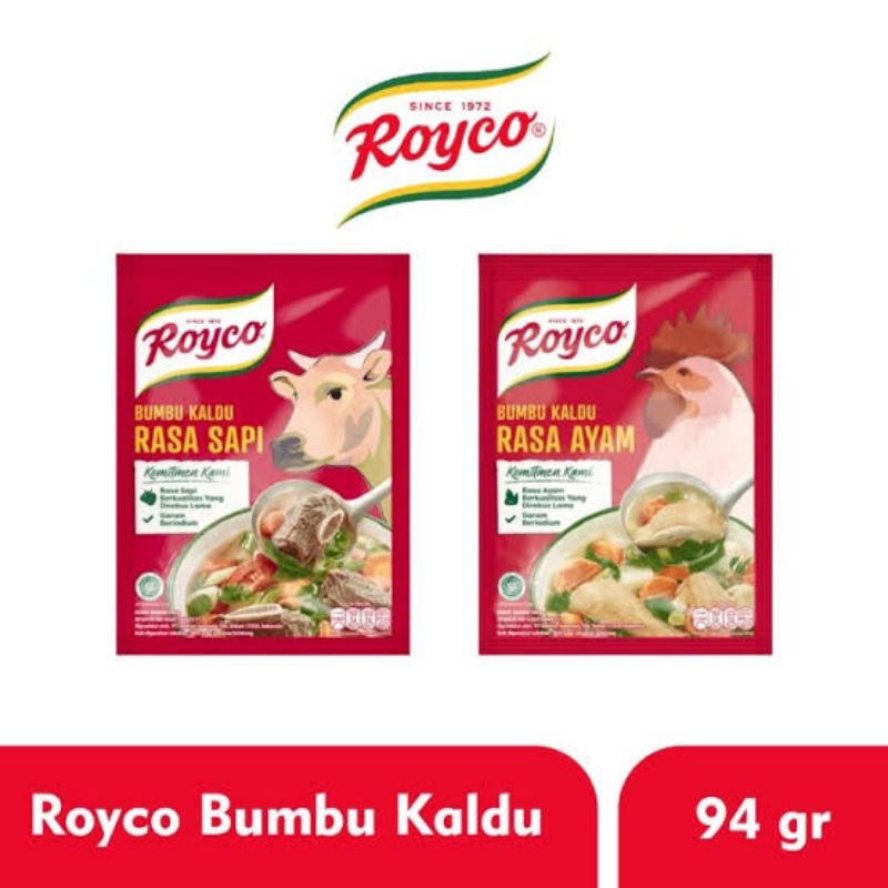 

Royco Bumbu Kaldu Ayam Dan Sapi 94 Gram