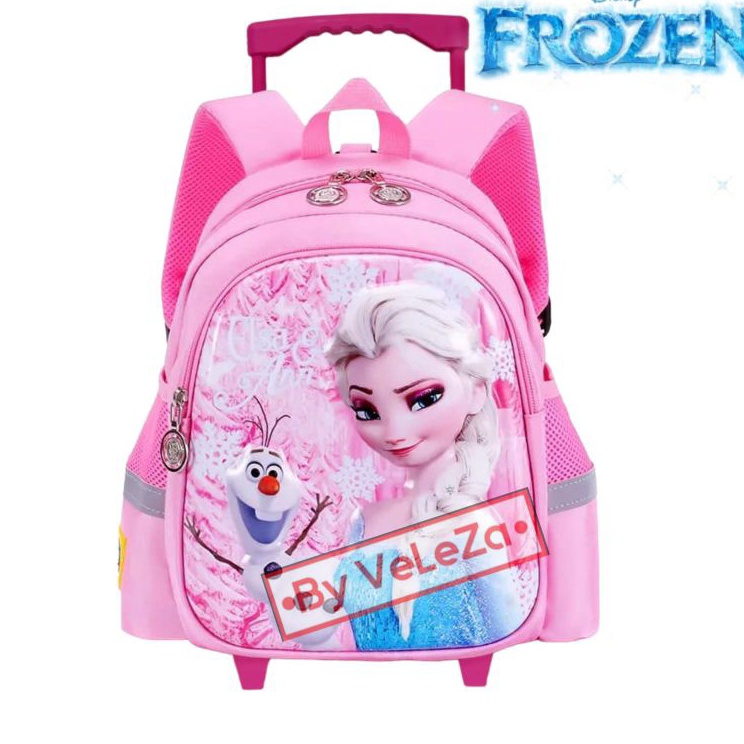 Promo banting Tas Ransel Troli Anak Perempuan PAUD TK Karakter Frozen Elsa Tas Ransel Anak Tas Troli