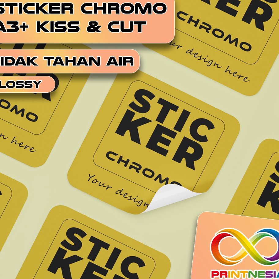 

C6369 Cetak Stiker Chromo Cut A3 Murah Cetak Stiker Label Kemasan Makanan Minuman Online Shop Murah