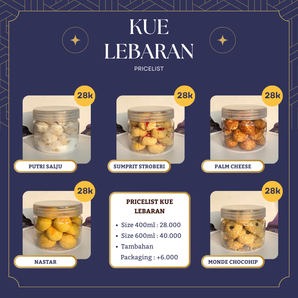 

Kue Lebaran Paketan Hampers Idul Fitri Hari Raya Toples 600ml Premium Kiloan Murah Kue Kering Nastar Putri Salju Palm Cheese Sumprit Monde Chocochip 2024 Paket Ekonomis