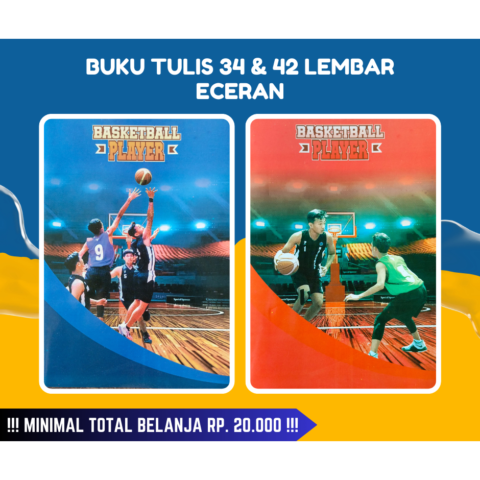 

Buku Tulis Isi 34 & 42 Lembar Eceran
