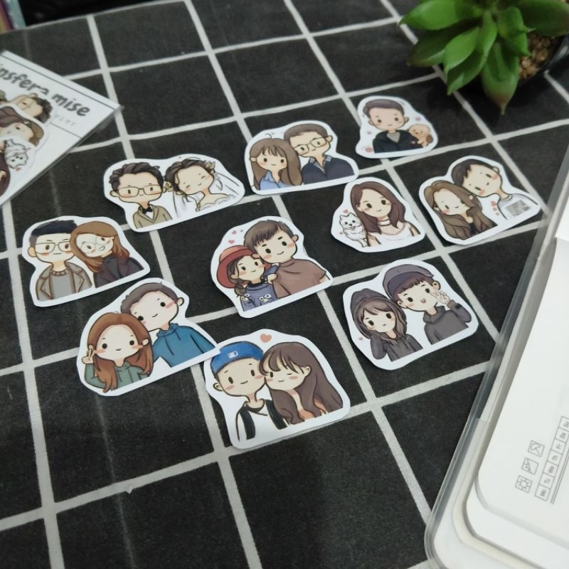 

stiker | stiker couple | 10 pcs