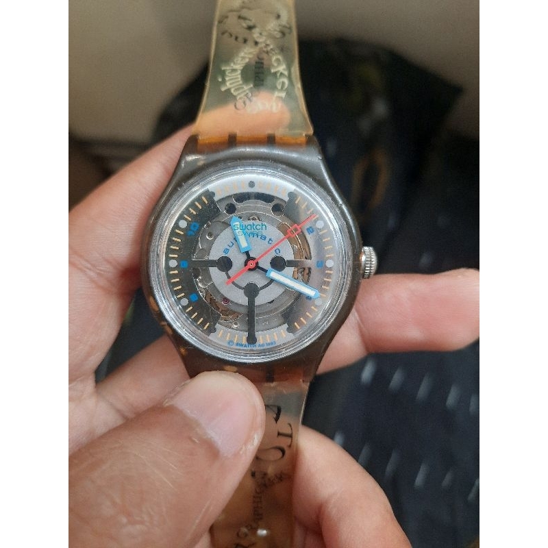 jam swatch swiss  automatic ori