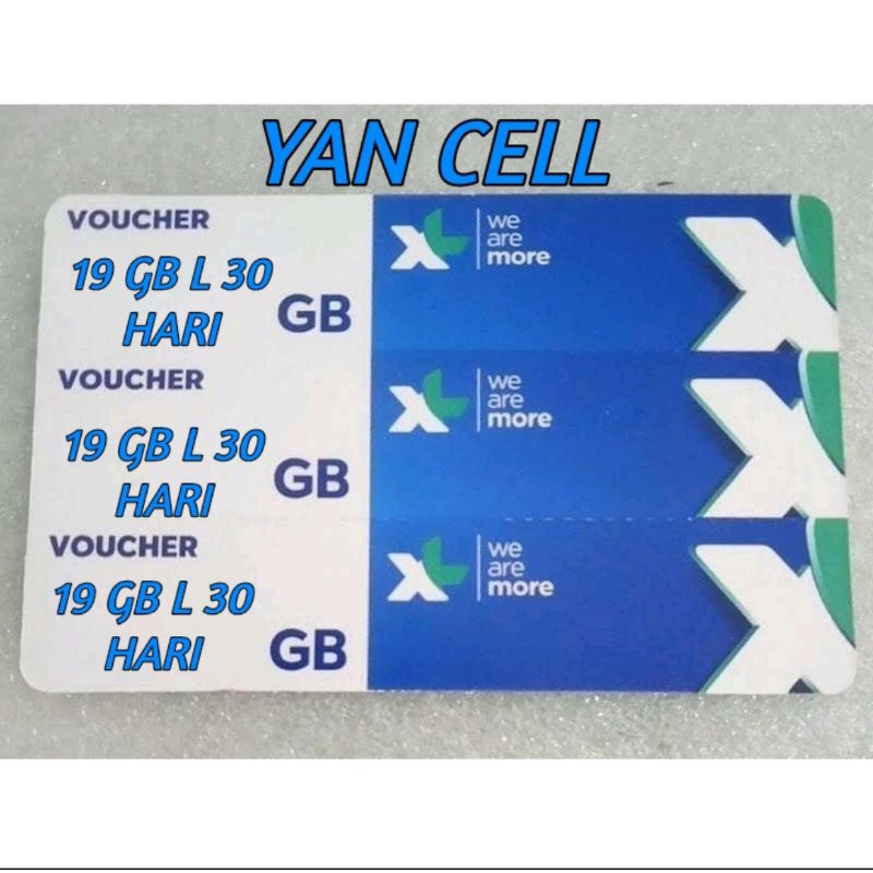 VOUCHER XL 19 GB L 30 HARI