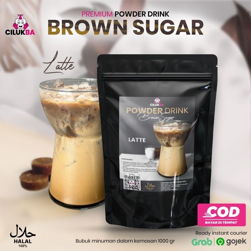 

Bubuk Minuman Instan Rasa Brown Sugar Latte 1 kg Cilukba Powder