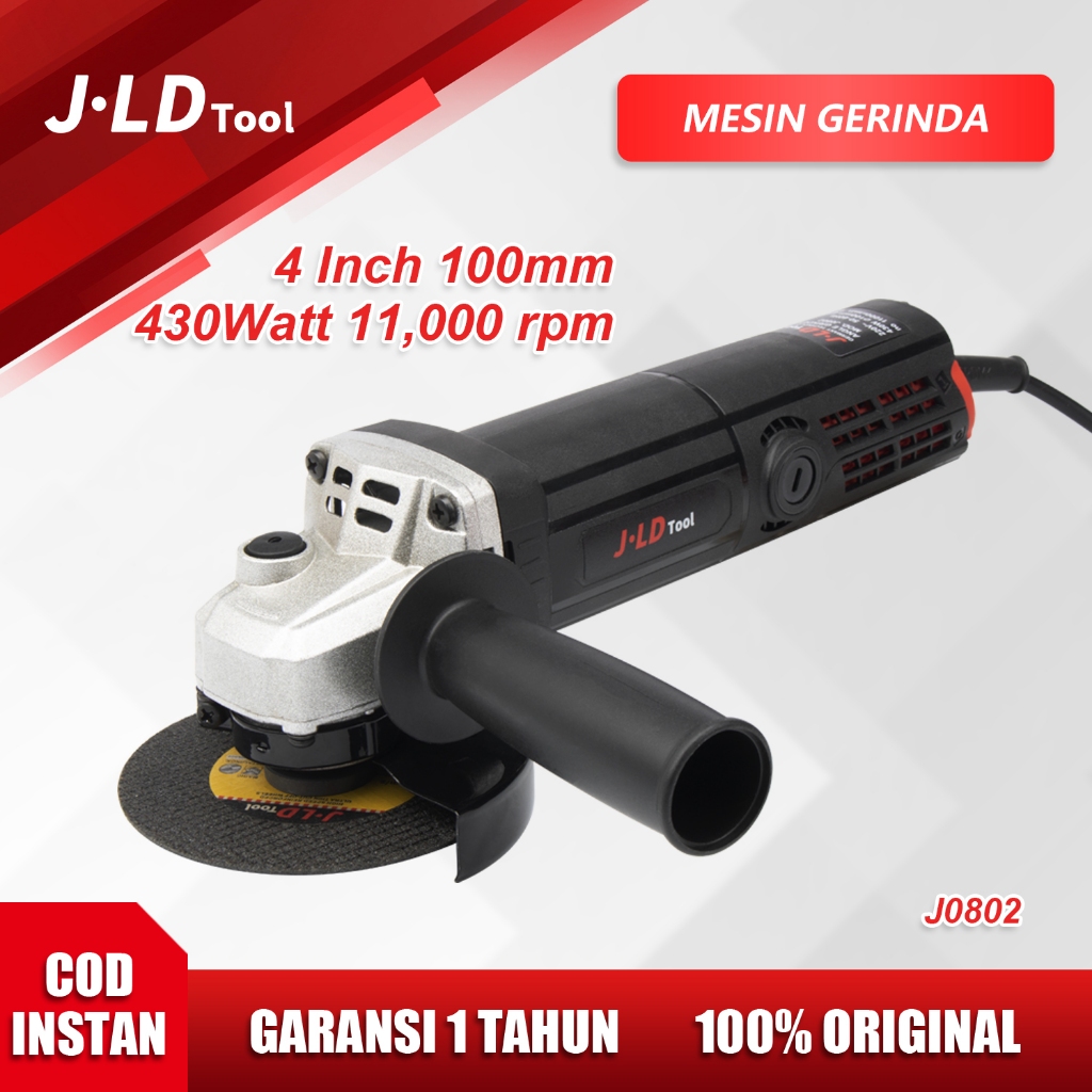 JLD mesin gerinda tangan murah 0802 gerinda murah cuci gudang 430W gerinda JLD original asli