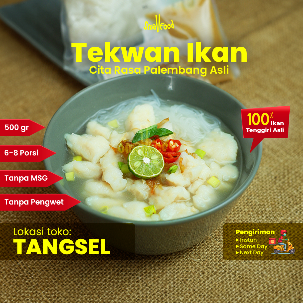 

Tekwan 500 gr / Tekwan Palembang / Tekwan Frozen / Frozen Food / Smallfood