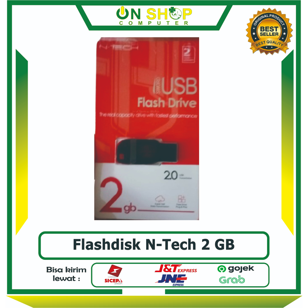 Flashdisk 2 GB Ntech / USB Flashdisk Murah Ntech / Flashdisk N-Tech 2 GB