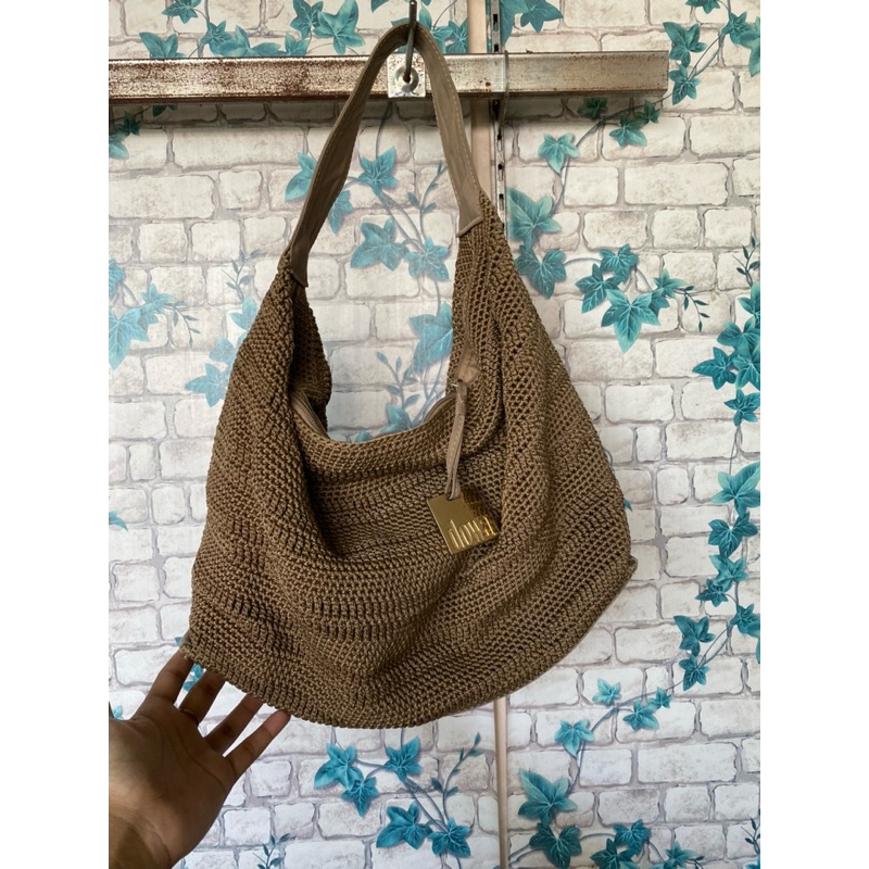 tas rajut hobo DOWA