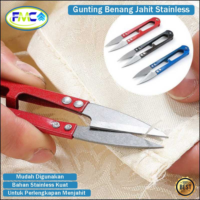 

Gunting Benang Jahit Stainless Steel Kuat Gunting Kain Sisa Menjahit Alat Memotong Benang Serbaguna