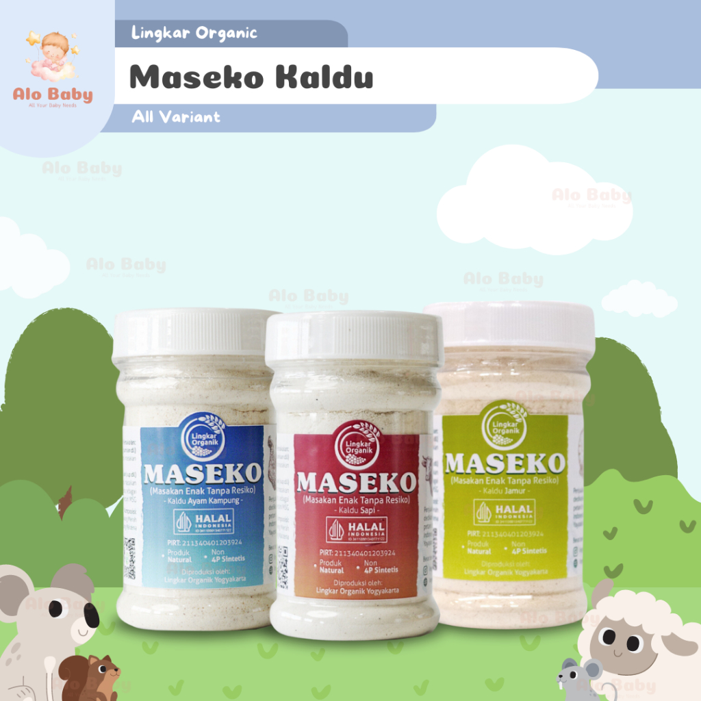 

Maseko Kaldu organik BOTOL & REFILL 100gr Non MSG Lingkar Organik Makanan Bumbu Bunda MPASI Bayi Penambah Nafsu Makan