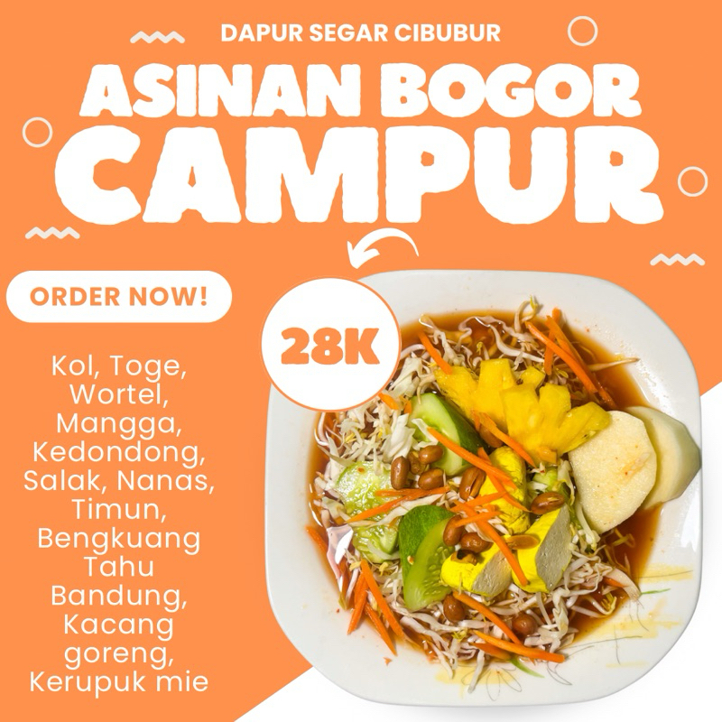 Asinan Bogor Campur (Buah & Sayuran)