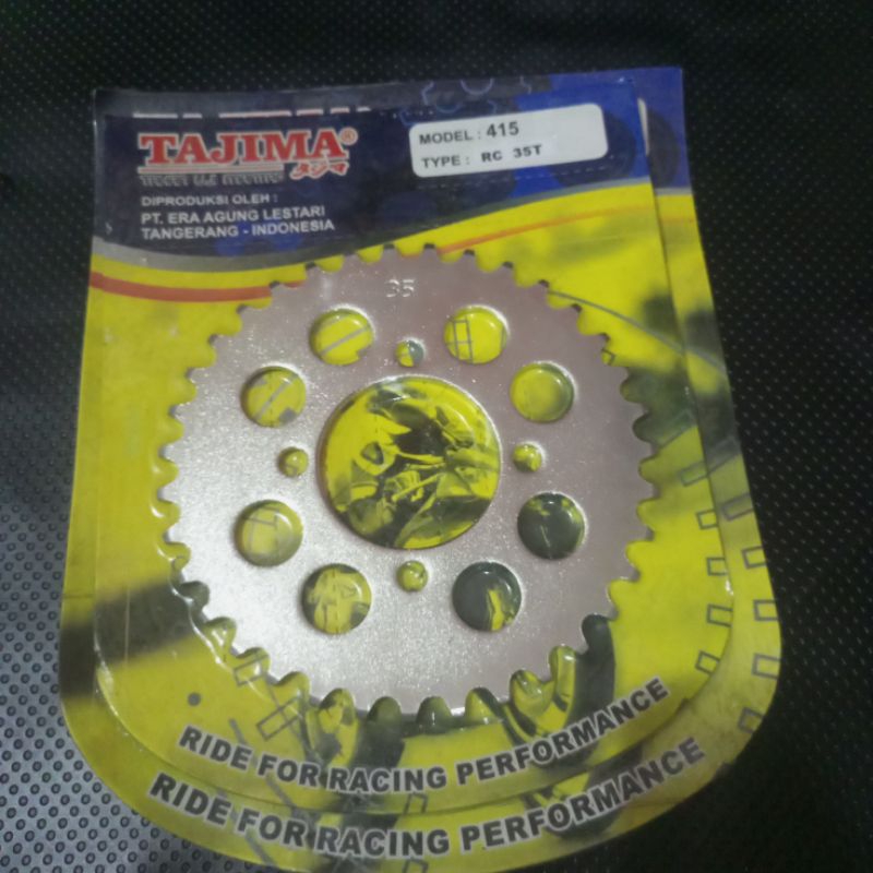 Gear Gir ger belakang 415 428 SUZUKI SMASH SHOGUN SATRIA RC100 RC110 TORNADO BRAVO Type sss