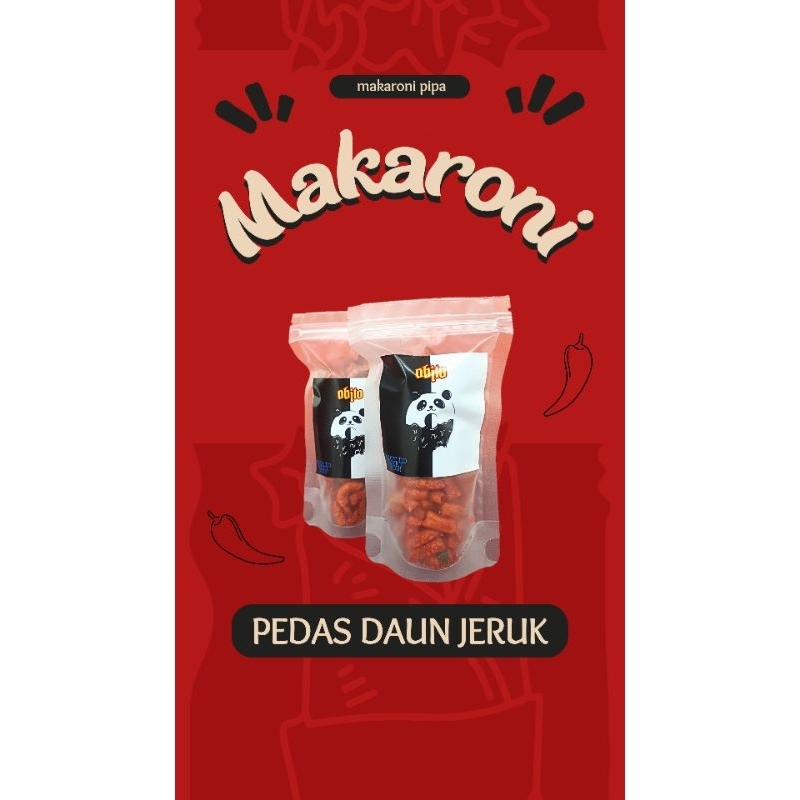 

Makaroni pipa pedas daun jeruk