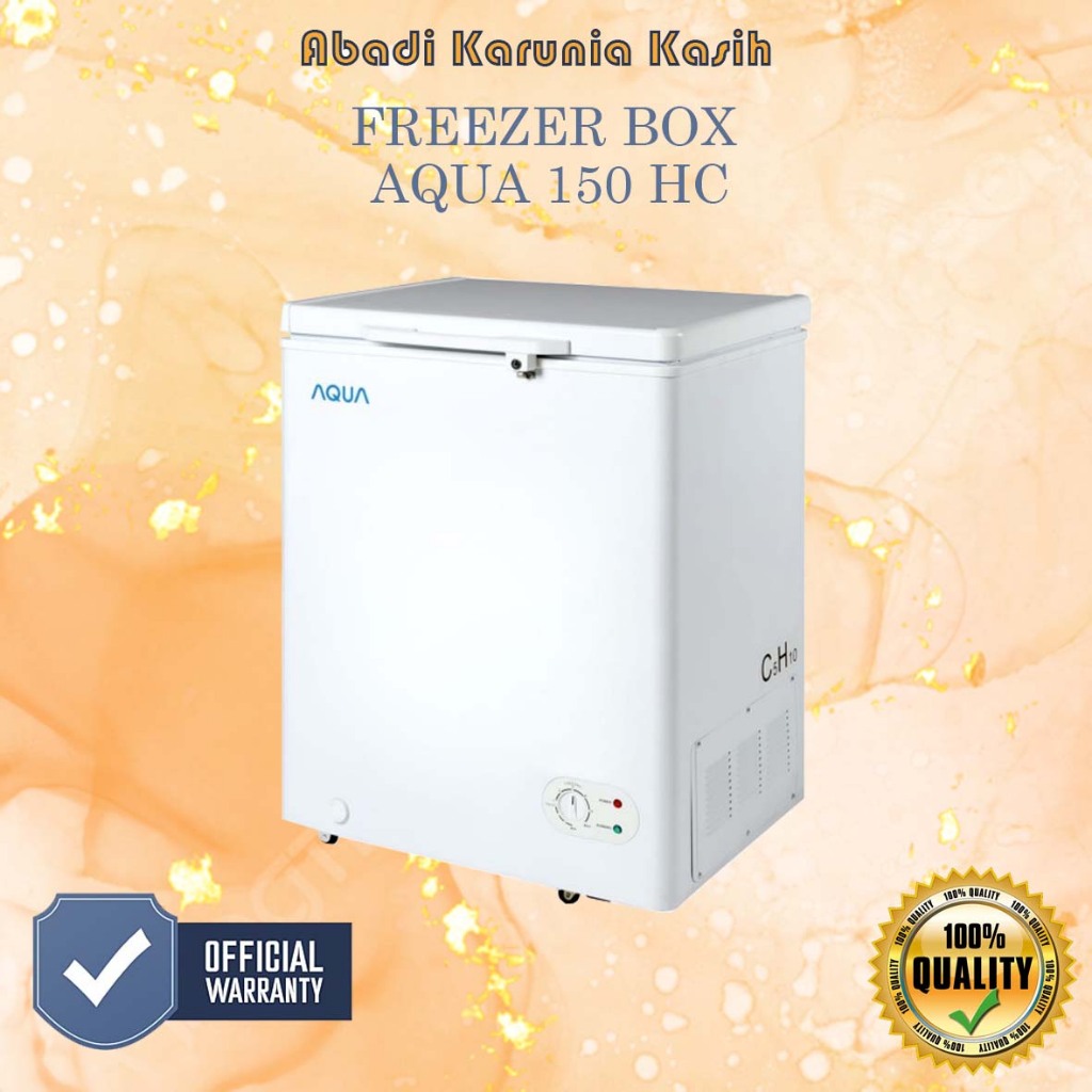 FREEZER BOX AQUA / FREEZER CHEEST AQUA AQF 150 HC 150 Liter GARANSI RESMI ORIGINAL