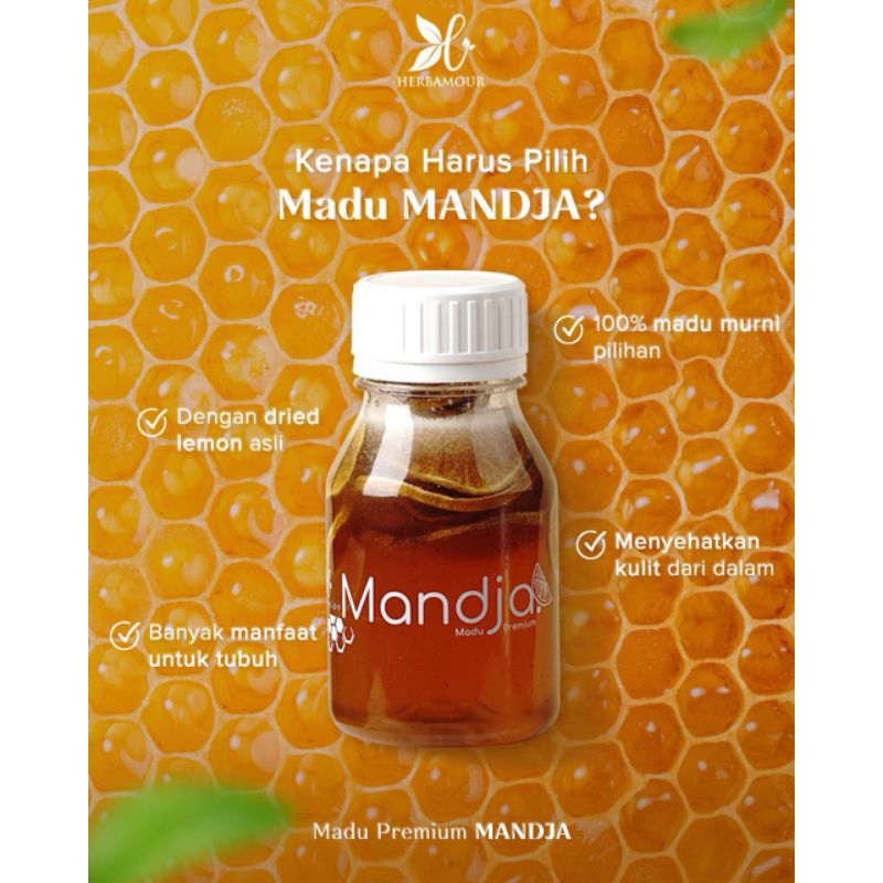 

[HERBALOV] MANDJA 100% MADU MURNI DICAMPUR DRIED LEMON